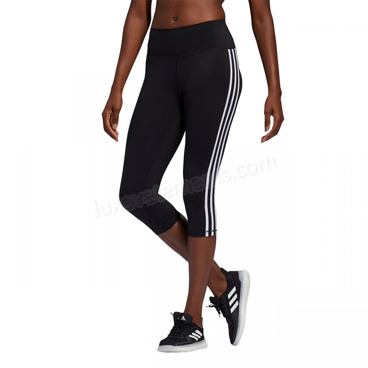 Adidas-Fitness femme ADIDAS Collant femme 3/4 adidas Believe This 3-Stripes Vente en ligne - -1