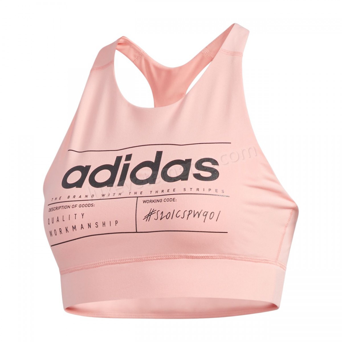 Adidas-Fitness femme ADIDAS Brassière adidas Brilliant BasicsTop Vente en ligne - -0