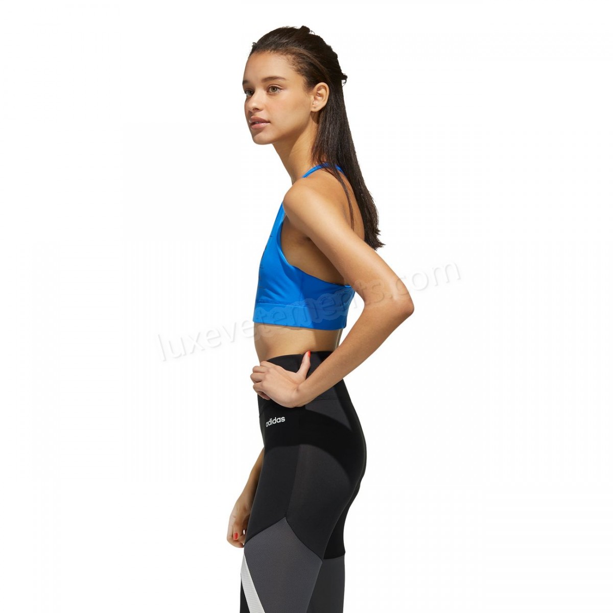 Adidas-Fitness femme ADIDAS Brassière adidas Brilliant BasicsTop Vente en ligne - -17