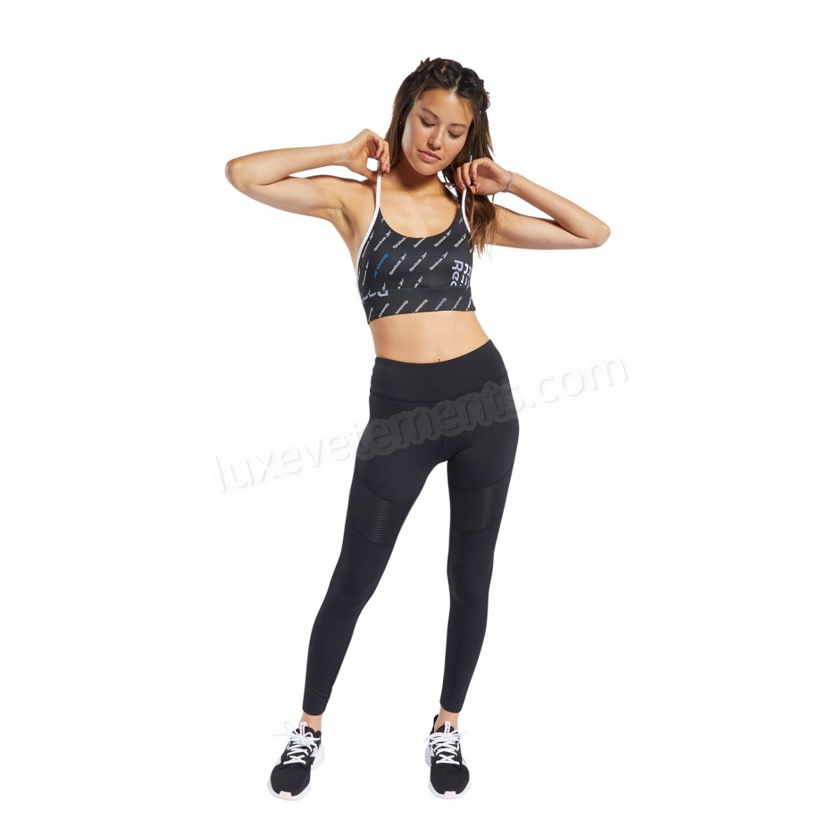 Reebok-Fitness femme REEBOK Brassière Reebok Workout Ready Low-Impact Strappy Vente en ligne - -1