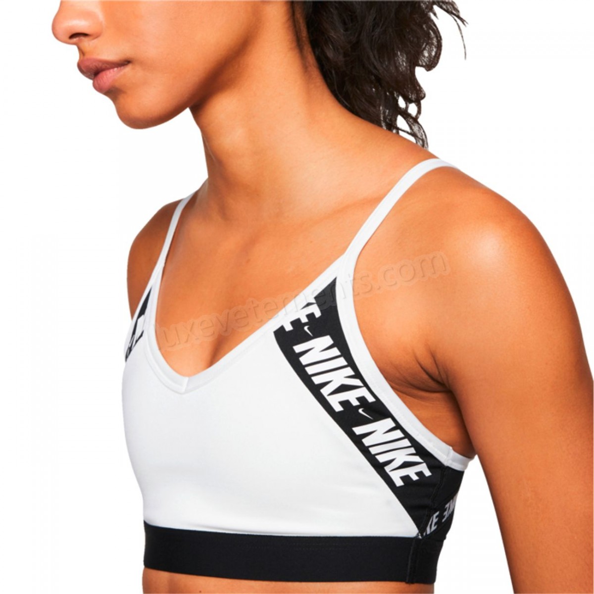 Nike-BRASSIERE Fitness femme NIKE INDY LOGO Vente en ligne - -2