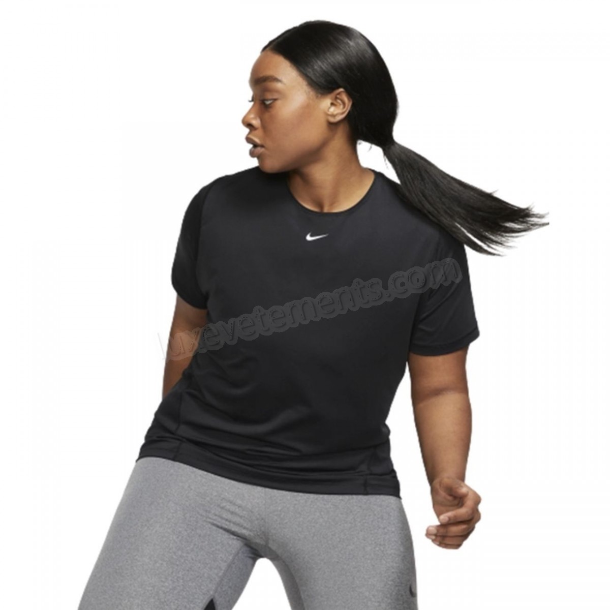 Nike-TEE-SHIRT femme NIKE Nike Pro (grande taille) Vente en ligne - -0