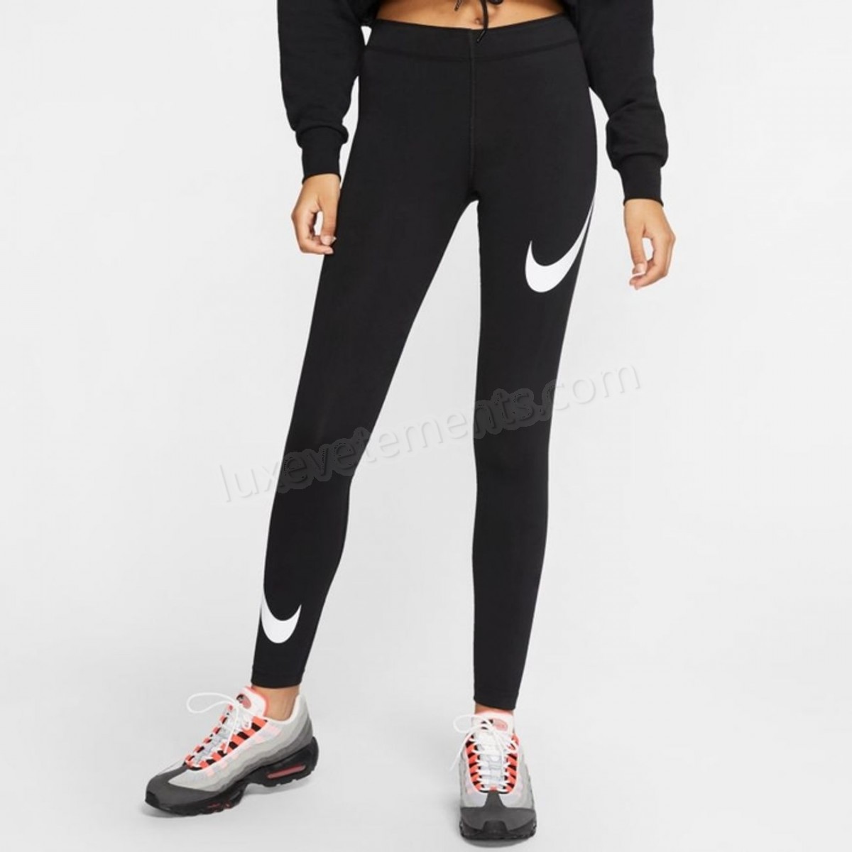 Nike-LEGGING Training femme NIKE NSW LEGASEE SWOOSH Vente en ligne - -1