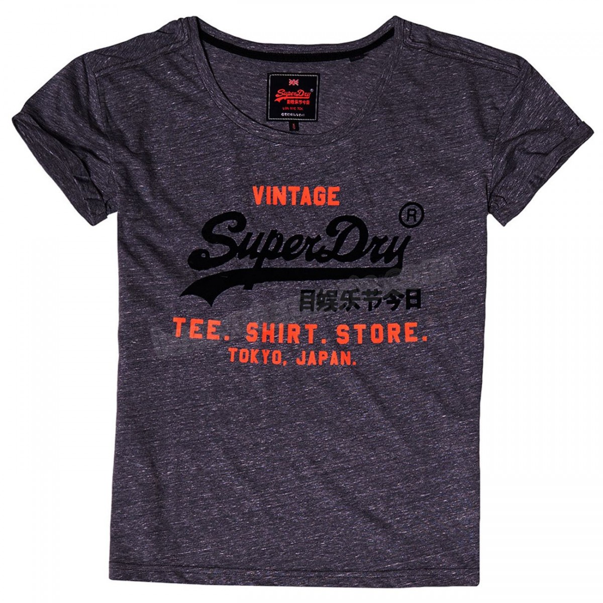 Superdry-Mode- Lifestyle femme SUPERDRY SUPERDRY Shirt Shop New Slim Bf T-Shirt Mc Femme Vente en ligne - -0
