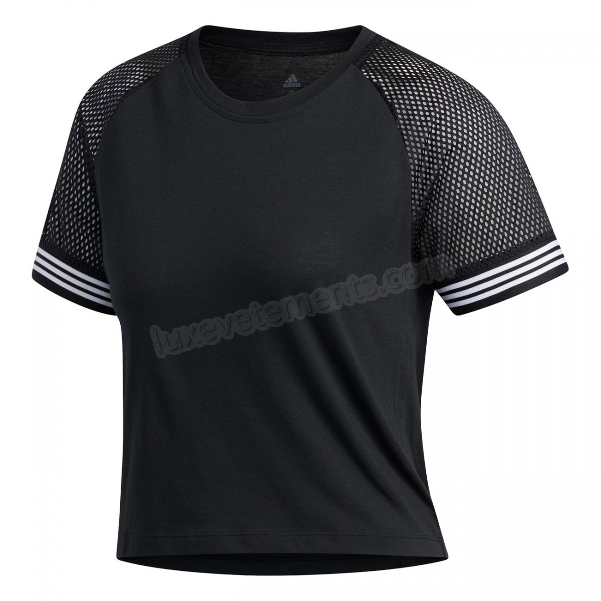 Adidas-Fitness femme ADIDAS T-shirt femme adidas 3-Stripes Ringer Vente en ligne - -1