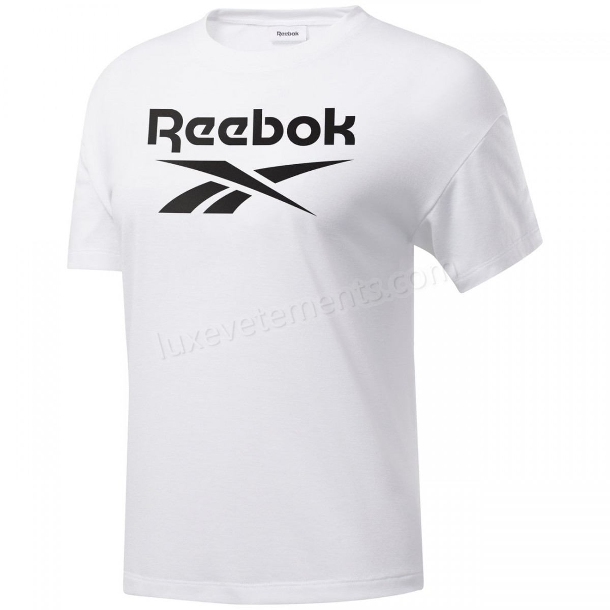 Reebok-Fitness femme REEBOK T-shirt femme Reebok Workout Ready Supremium Logo Vente en ligne - -0