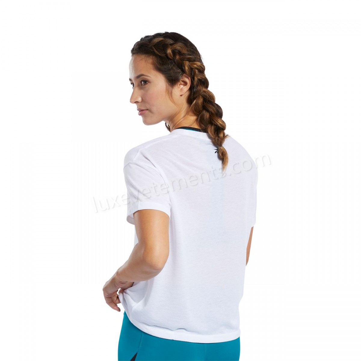 Reebok-Fitness femme REEBOK T-shirt femme Reebok Workout Ready Supremium Logo Vente en ligne - -15
