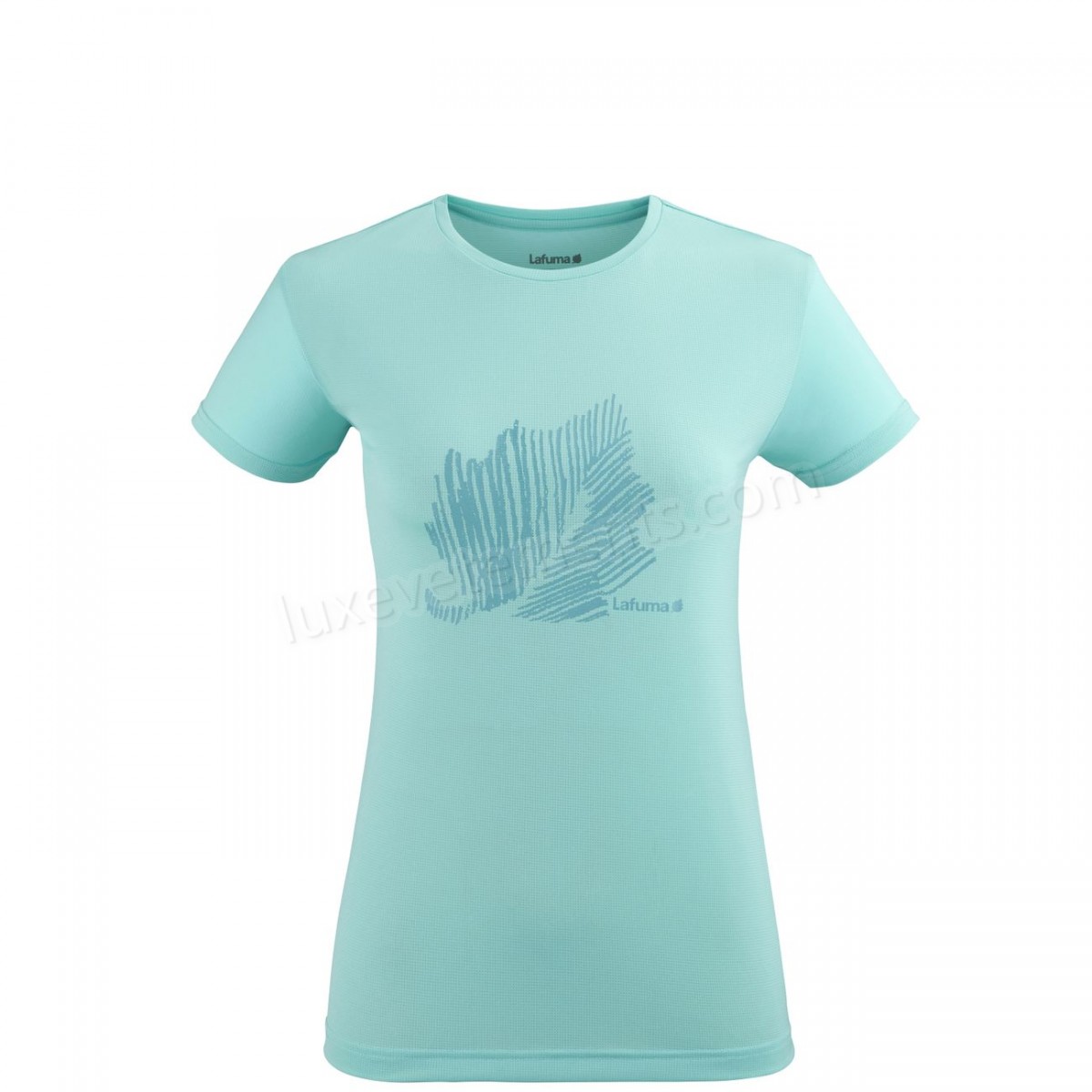 Lafuma-Randonnée pédestre femme LAFUMA Tee-shirt Manches Courtes Femme - Corporate Tee W Bleu Vente en ligne - -0