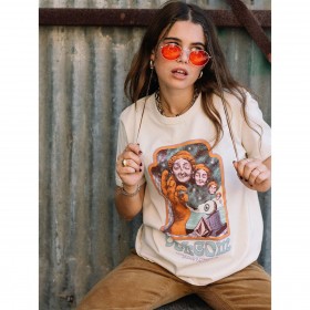 Volcom-Randonnée pédestre femme VOLCOM T-shirt Volcom Max Loeffler Tee Sand Femme Vente en ligne