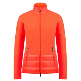 Poivre Blanc-Sports d'hiver femme POIVRE BLANC Veste Polaire Poivre Blanc Hybrid Fleece Jacket 1601 Lava Orange Femme Vente en ligne