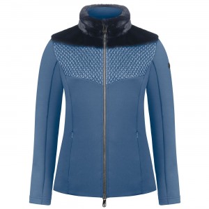 Poivre Blanc-Sports d'hiver femme POIVRE BLANC Veste En Polaire Poivre Blanc Hybrid Stretch Fleece Jacket 1600 Multico Blue Femme Vente en ligne