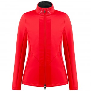 Poivre Blanc-Sports d'hiver femme POIVRE BLANC Veste En Polaire Poivre Blanc Hybrid Stretch Fleece Jacket 1702 Scarlet Red 5 Femme Vente en ligne