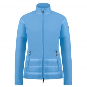 Poivre Blanc-Sports d'hiver femme POIVRE BLANC Veste Polaire Poivre Blanc Hybrid Fleece Jacket 1601 Polar Blue Femme Vente en ligne