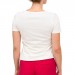 Oxbow-Mode- Lifestyle femme OXBOW T-Shirt Blanc Cassé Brodé Femme Oxbow Tasha Vente en ligne - 1