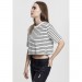 Urban Classics-Mode- Lifestyle femme URBAN CLASSICS T-shirt Court Rayé Urban Classics Mariniere Blanc Noir Vente en ligne - 2