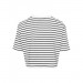 Urban Classics-Mode- Lifestyle femme URBAN CLASSICS T-shirt Court Rayé Urban Classics Mariniere Blanc Noir Vente en ligne - 11