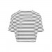 Urban Classics-Mode- Lifestyle femme URBAN CLASSICS T-shirt Court Rayé Urban Classics Mariniere Blanc Noir Vente en ligne - 13